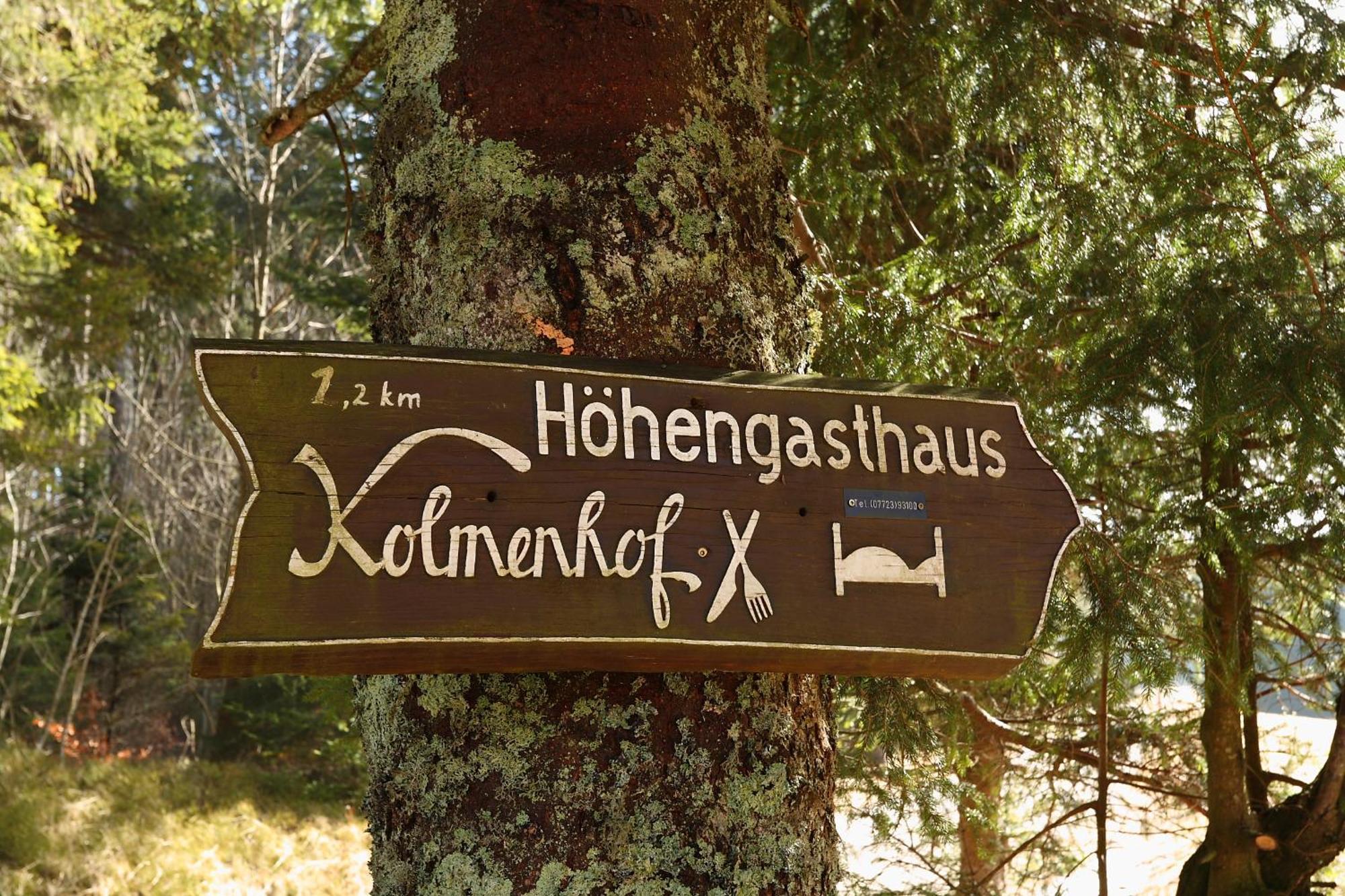 Hoehengasthaus Kolmenhof An Der Donauquelle Furtwangen Exteriér fotografie