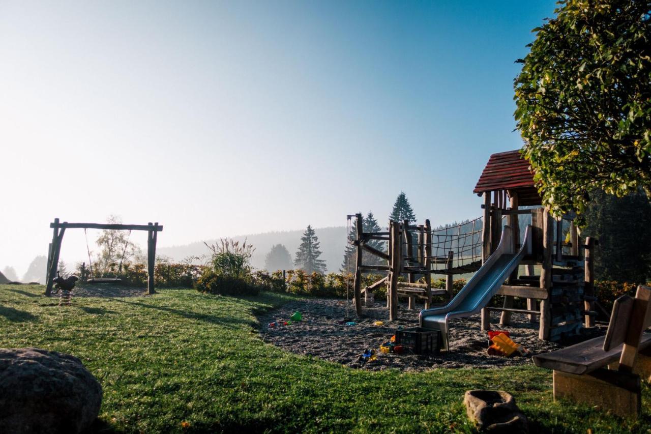Hoehengasthaus Kolmenhof An Der Donauquelle Furtwangen Exteriér fotografie